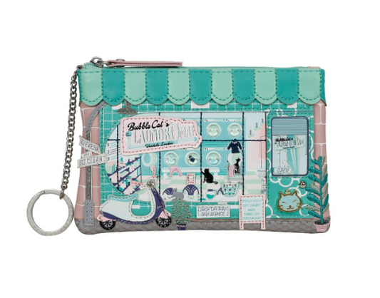 PREORDER Vendula Bubble Cats Laundromat Coin Purse